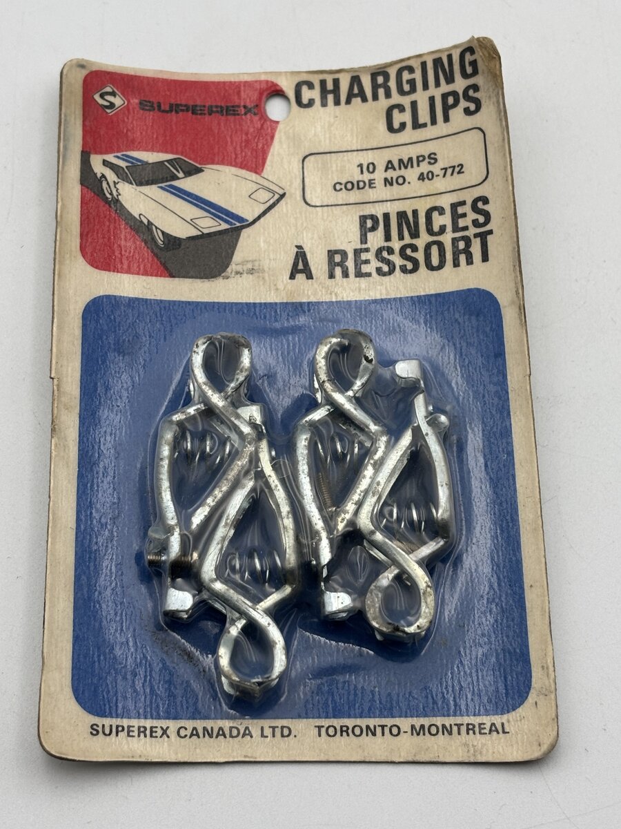 Superex 40-772 10 AMPS Charging Clips Pinces A Ressort