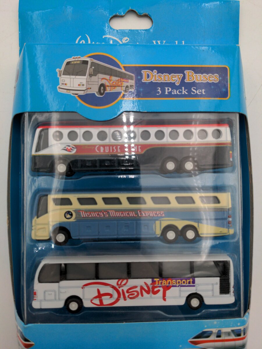 Disney Buses 3 Pack Set