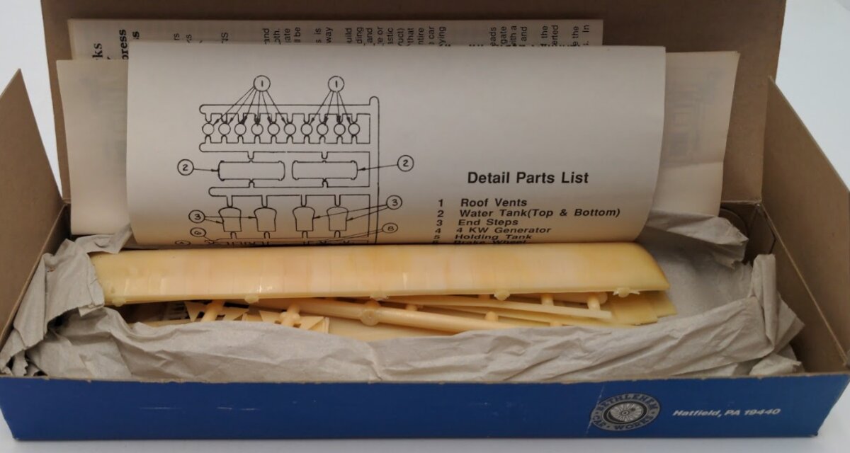 The Bethlehem Car Works 241 HO Class BA. Baggage Express Boston & Maine Kit