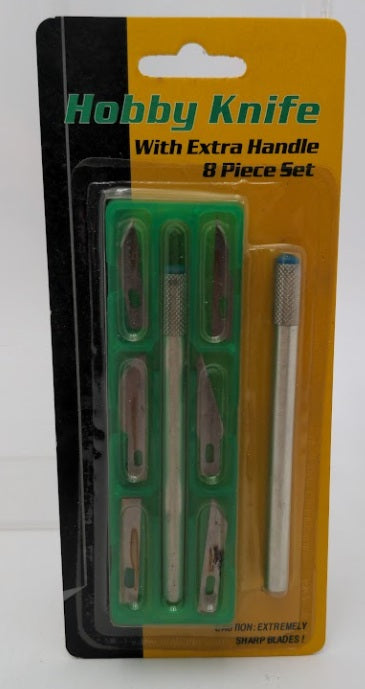 Acme 40004 By Hobby Knife 8-Sharp Blades Whit Extra Handle