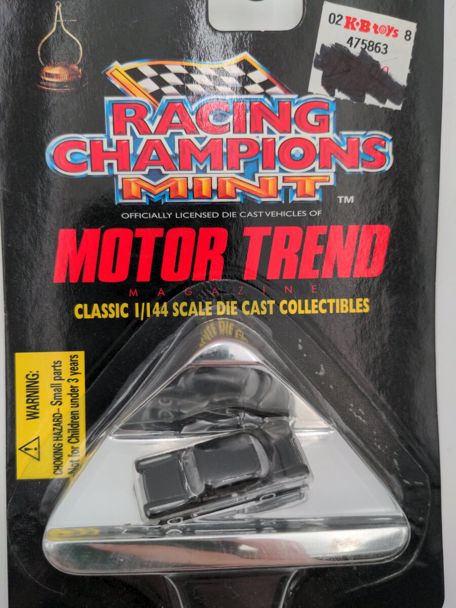 Racing Champions 09181 Classic 1:144 Motor Trend Black Car