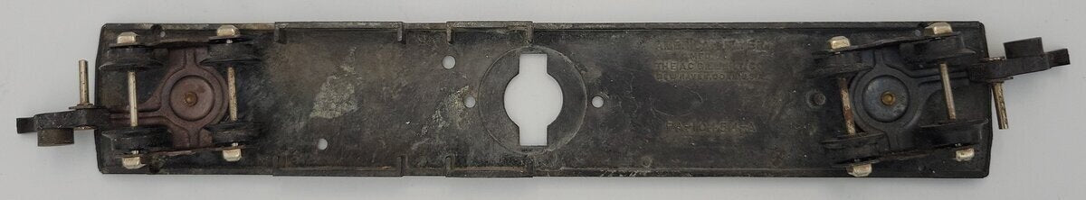 American Flyer PA10454-A S Cast Passenger Car Frame w/ Operating Coupler Trucks