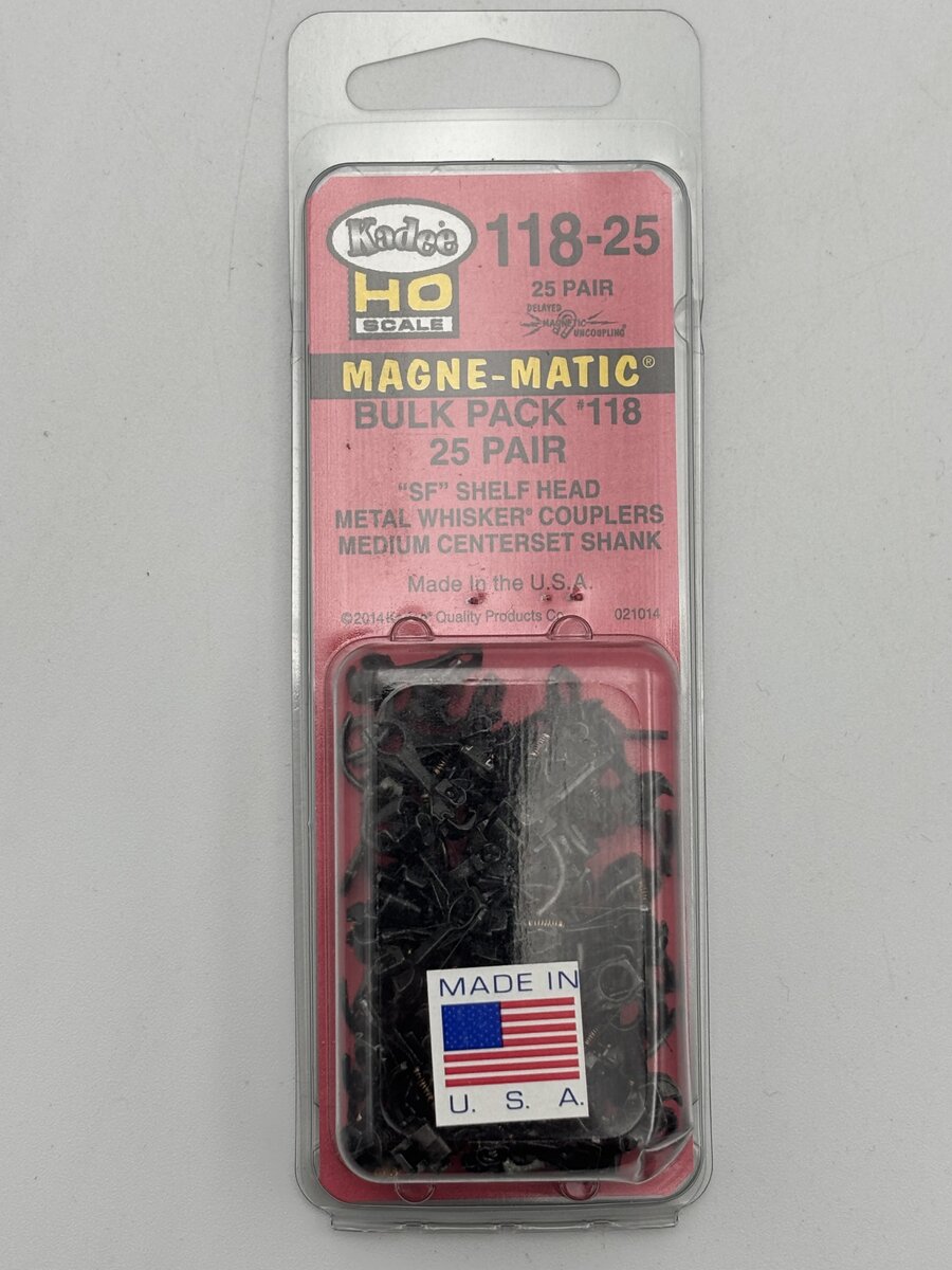Kadee 118-25 HO Magne-Matic Bulk Pack #118 