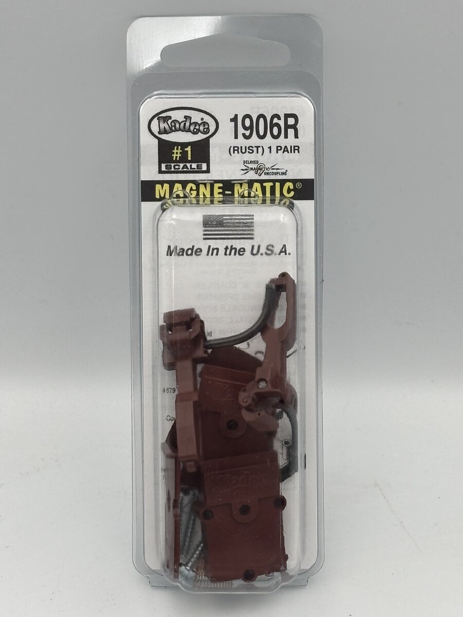 Kadee 1906R #1 Scale Magne-Matic (Rust) 1 Pair 