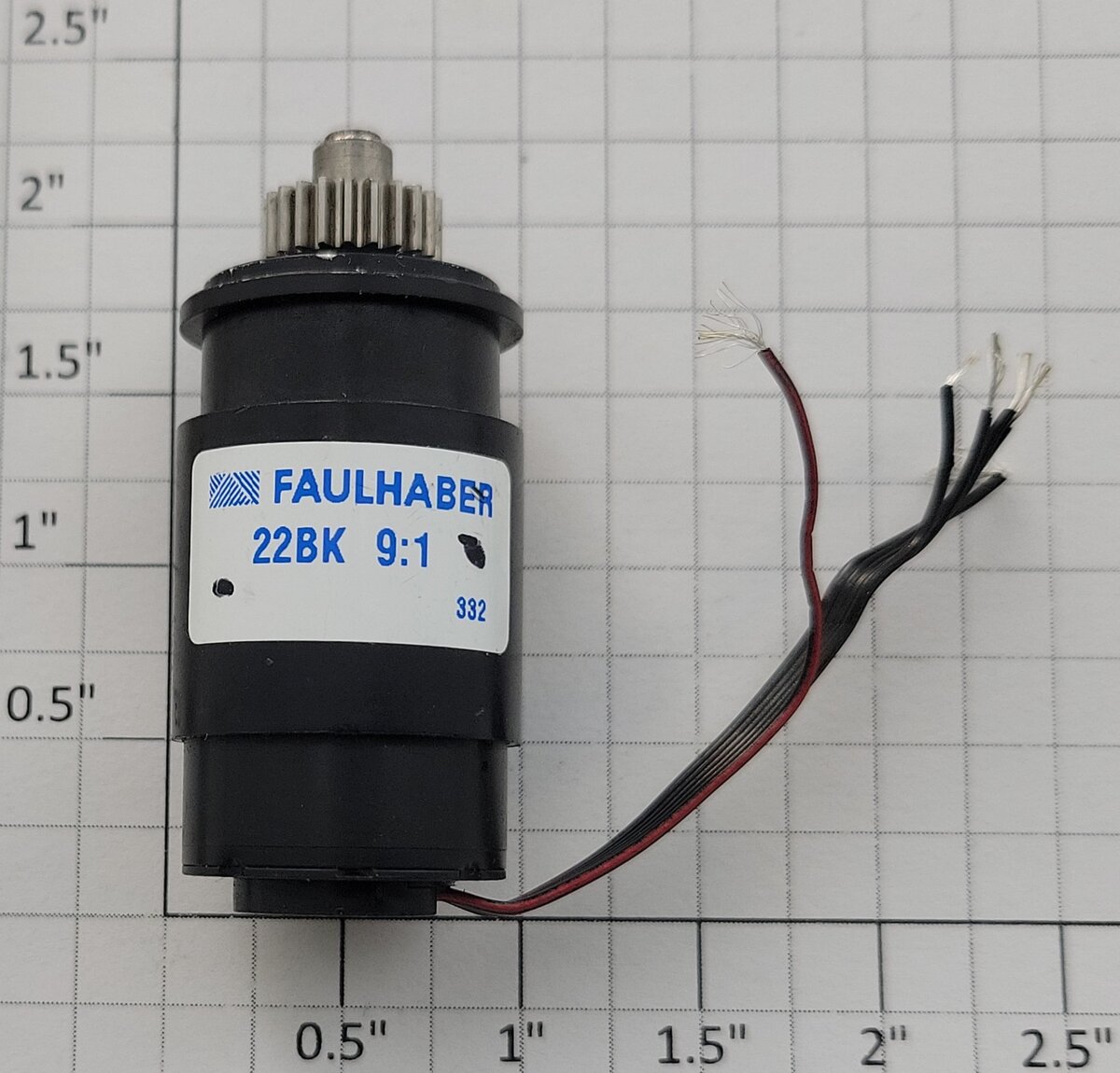 Faulhaber 2224V024SR 20-Volt DC Can Micromotor with Gearbox