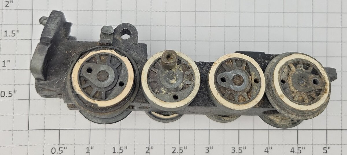 American Flyer XA10504A-1 Locomotive Chassis with Wheels #342