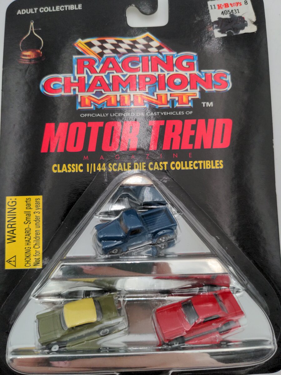 Racing Champions 09183 1:144 Die-Cast Motore Trend (3 Vehicles)