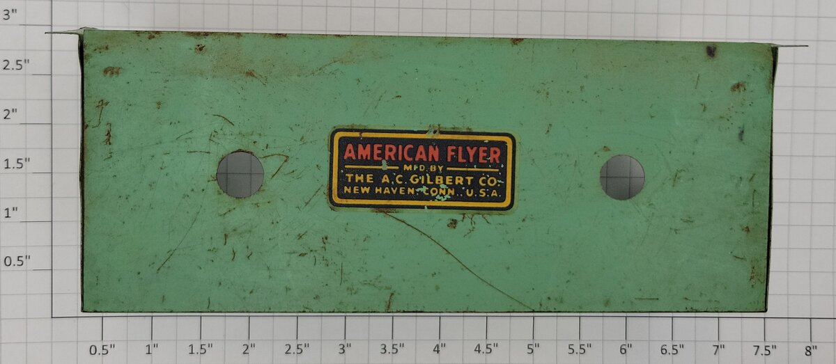 American Flyer PA13B299 Billboard Diesel Horn Sign Rear Housing #561