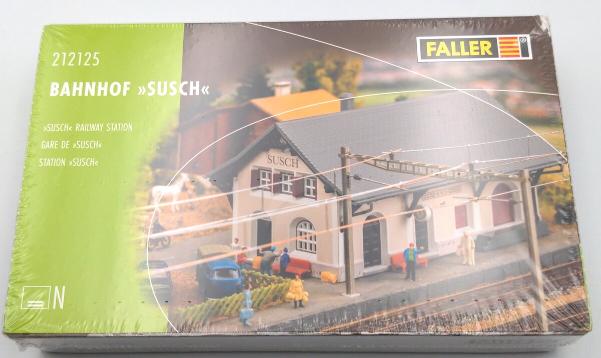 Faller 212125 N Scale Susch Railway Station