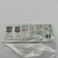 The Herald King PR-106 HO White "PS" Covered Hopper Red & Purple Lettering Decal