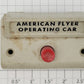 American Flyer XA14A965-AE S Gauge White Operating Car Control Button w/o Wire