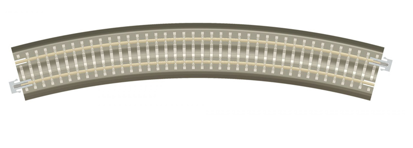 Tillig 83780 HO Scale R396mm 30 Degree Curved Track (Pack of 6)