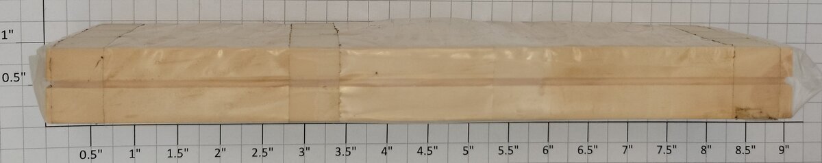 American Flyer 3216-4X  O Gauge One Piece Lumber Load 7.5" L x 1.75" W x .75" H