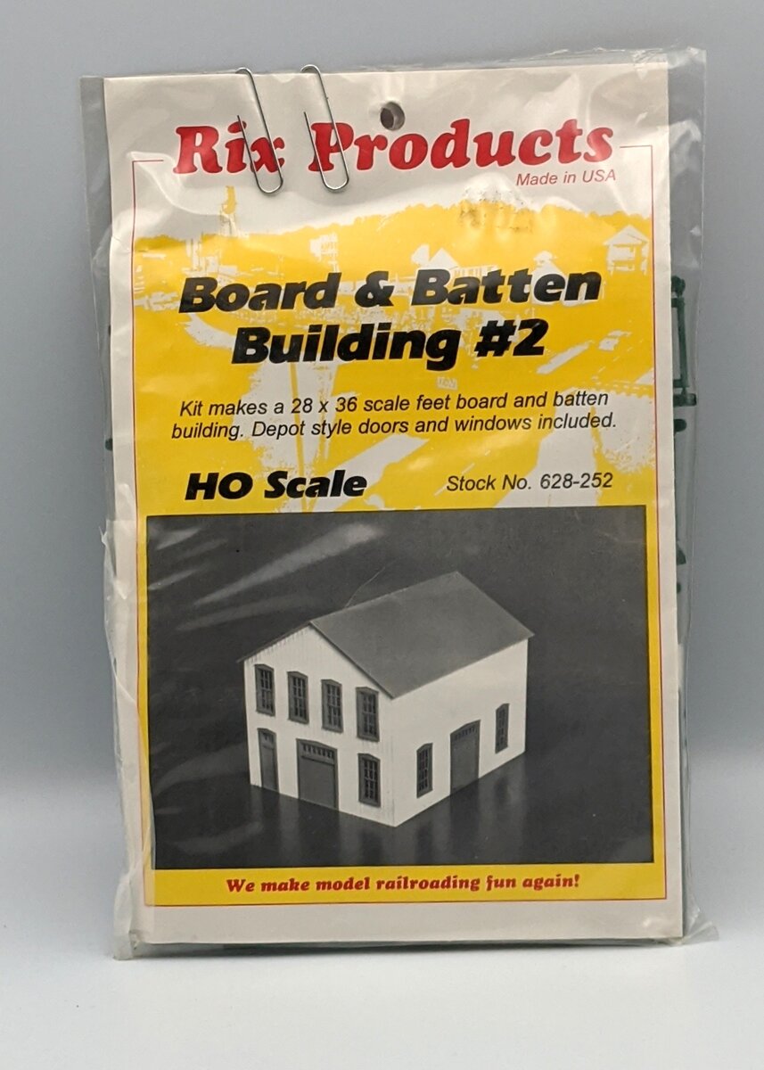 Rix Products 628-252 HO Board & Batten Building #2