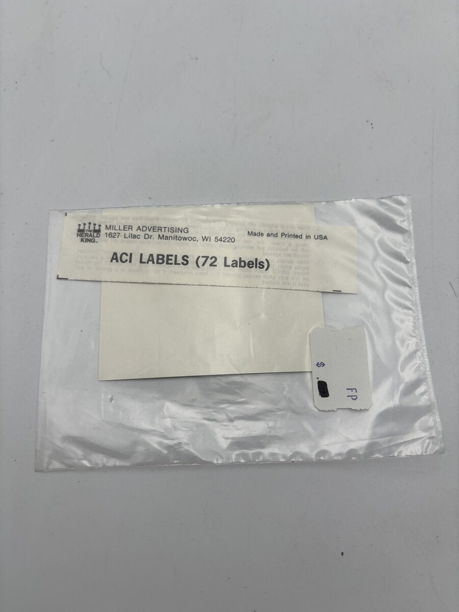 The Herald King HO AC Labels (Pack of 72)