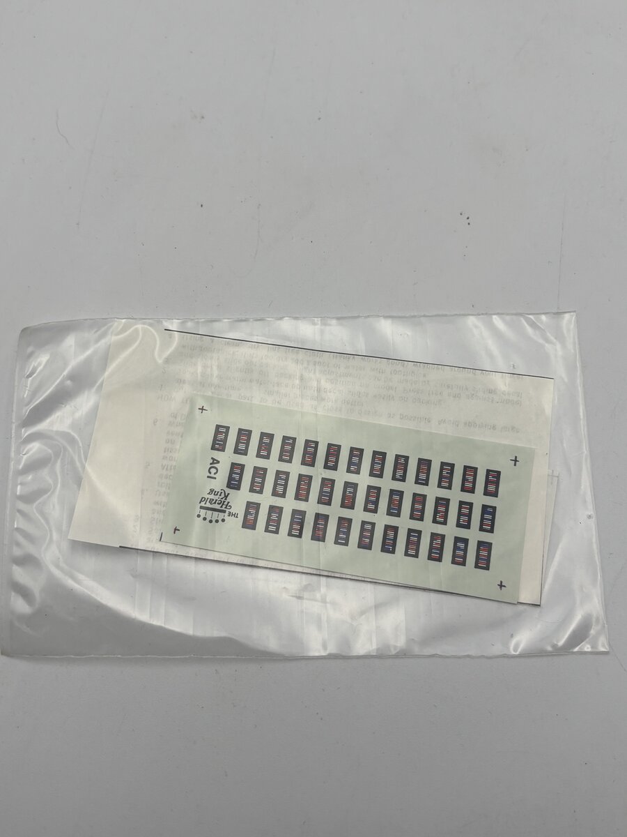 The Herald King HO Car Identification ACI Label (Pack of 36)