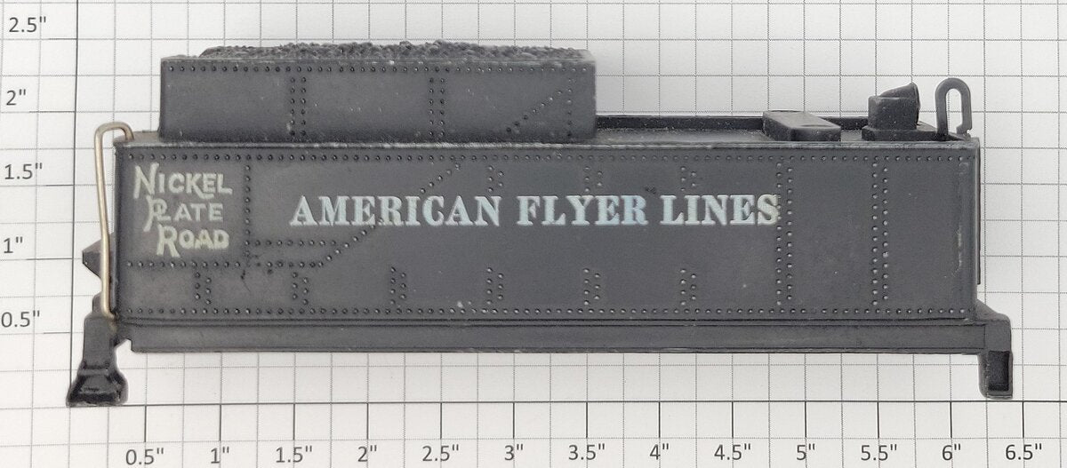American Flyer PA9778 Die-Cast Pennsylvania Tender Body with Smoke Stack Hole