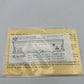The Herald King H-344 HO Red 3-Bay "ACF" Cov'd Hopper Yellow Lettering Decal