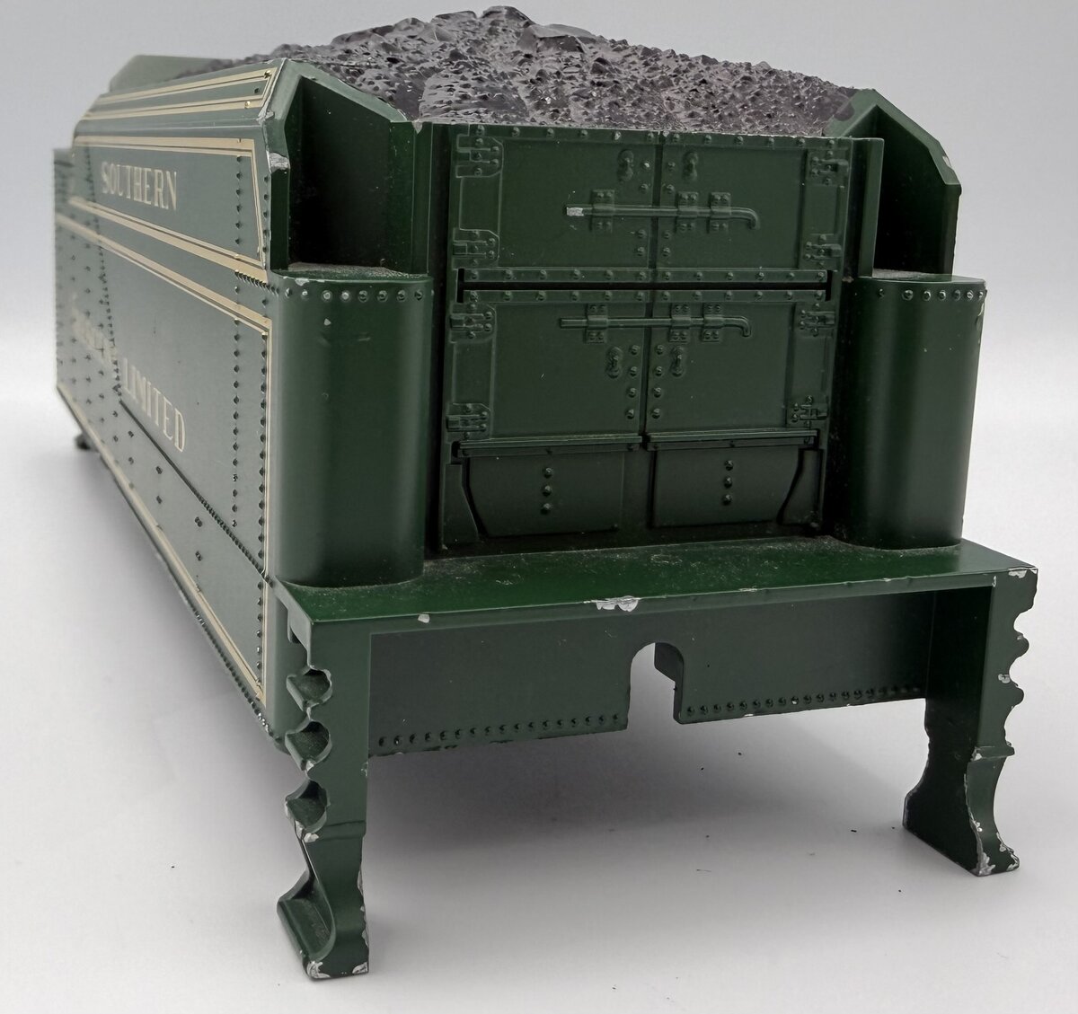 MTH 30-SCL Southern Crescent Limited Green and Gold Painted Tender Shell #1396