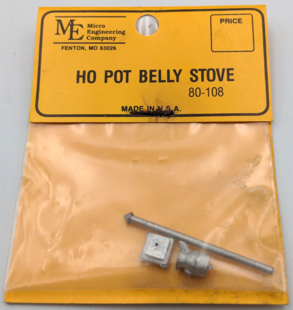 Micro Engineering 80-108 HO Scale Pot Belly Stove Kit