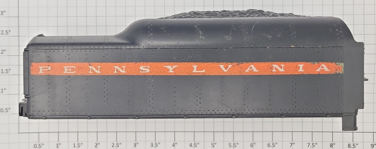 Lionel 1130-27 Pennsylvania Dark Orange Stripe Tender Shell