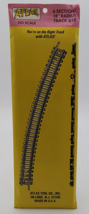 Atlas 33 HO Scale Track 18