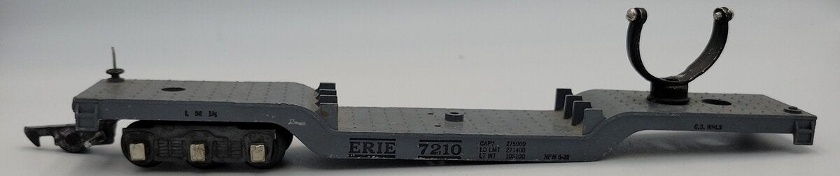 American Flyer 7210-3 Gray Erie Spotlight Car Frame with Truck & Bracket