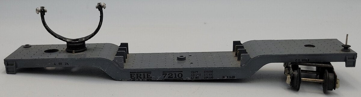 American Flyer 7210-3 Gray Erie Spotlight Car Frame with Truck & Bracket