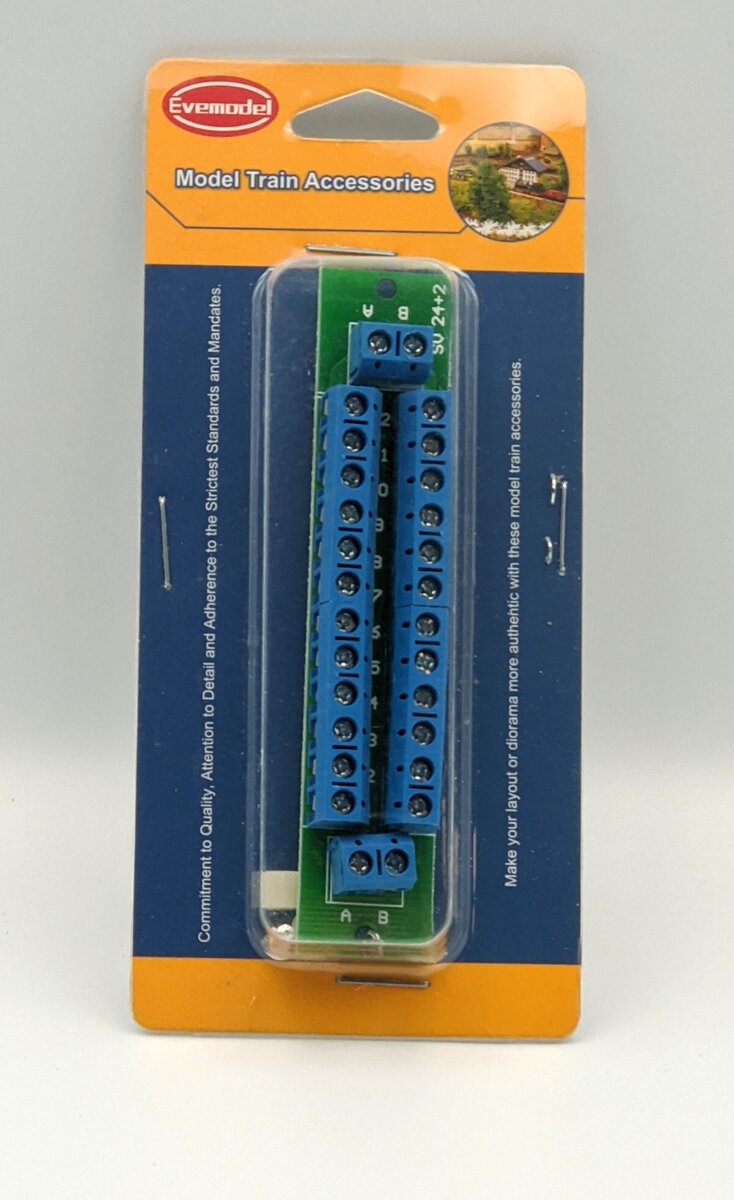 Evemodel X0023QS5VL 1X12 Position Power Distribution Board 2 Individual led ball