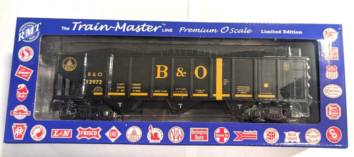 RMT 66223 O B&O 3-Bay Coal Hopper Car w/ Load