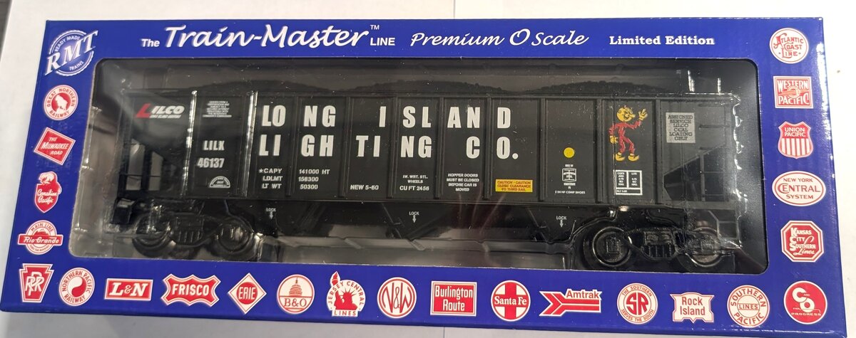 RMT 66299-111 O LILCO 3-Bay Coal Hopper Car w/ Load