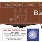 RMT 86423 O B&O 40' Woodchip Car