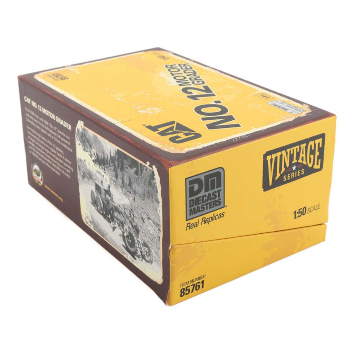 DieCast Masters 85761 1:50 Caterpillar No. 12 Motor Grader Diecast Model