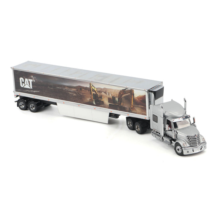 DieCast Masters 85769 1:50 International Lonestar Sleeper with Cat Mural Trailer