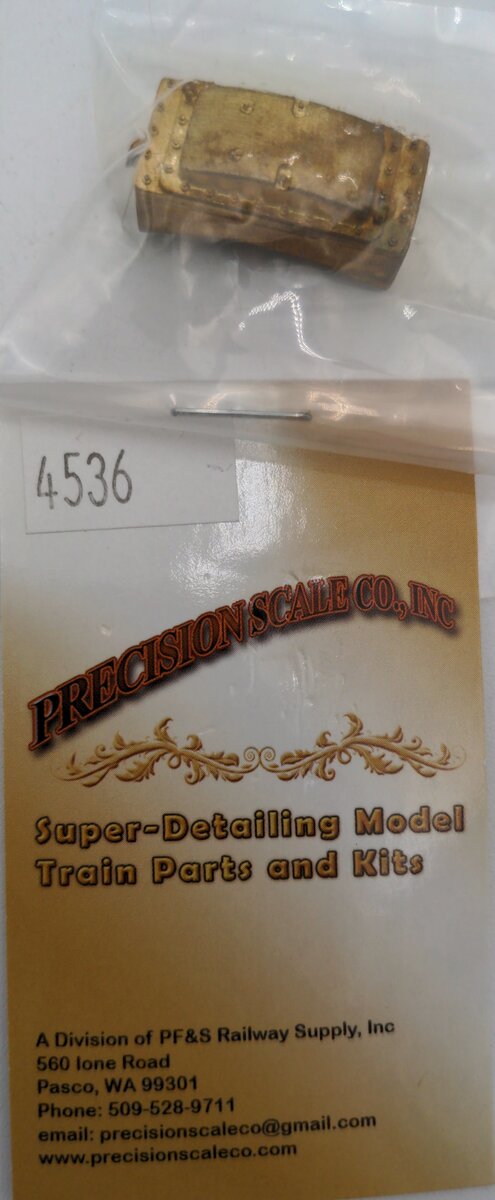 Precision Scale O 4536 Heater, Feedwater, Worthington SA-5 (Brass Casting)