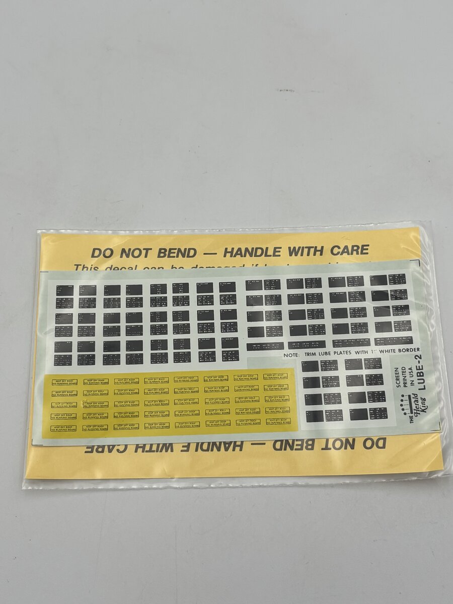 The Herald King HO Lube 2: New Style Double Lube Plates 