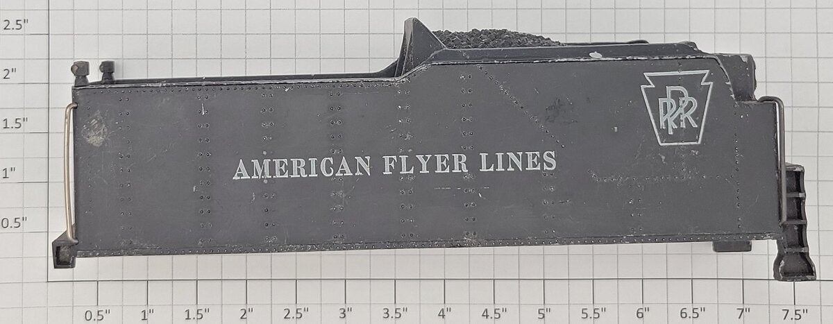 American Flyer 9667-2 S PRR Tender Shell with Broken Ladder Rail