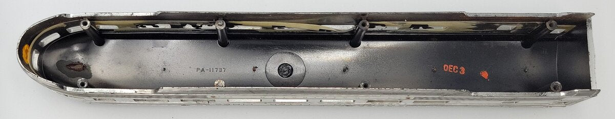American Flyer 11737 S Scale Chrome Washington Observation Car Shell w/o Stripe