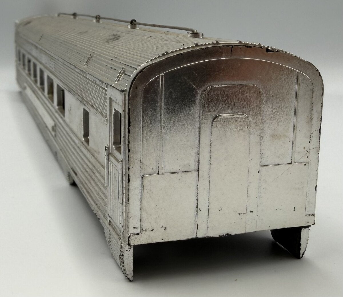 American Flyer 11737 S Scale Chrome Washington Observation Car Shell w/o Stripe