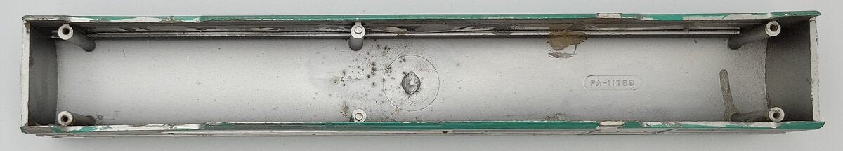 American Flyer 11789 S Scale Silver and Green Painted Columbus Combine Car Shell