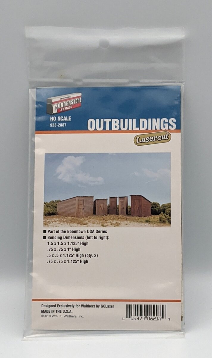 Walthers 2887 HO Boomtown Outbuildings