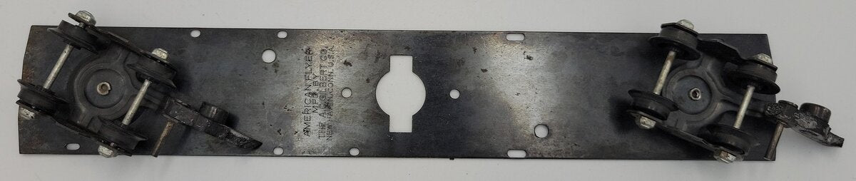 American Flyer 718-2 Mail Pick-Up Stamped Car Frame w/ Operating Couplers #718