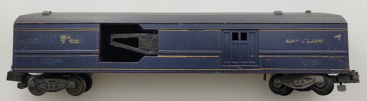 American Flyer 718-2 Repainted REA Mail Car w/ Operating Coupler Trucks #718