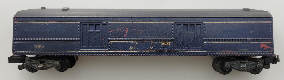 American Flyer 718-2 Repainted REA Mail Car w/ Operating Coupler Trucks #718