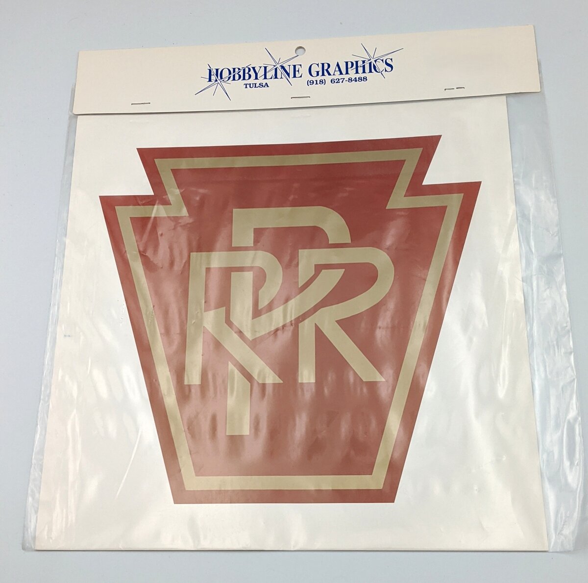 Hobbyline 47 Pennsylvania Railroad Print Poster Hobbyline Graphics 11” x 11”