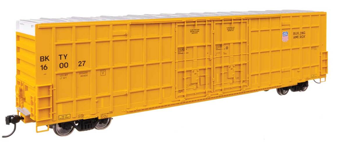Walthers 910-3122 HO UP 60' High Cube Plate F Horizontal Post Boxcar #160027