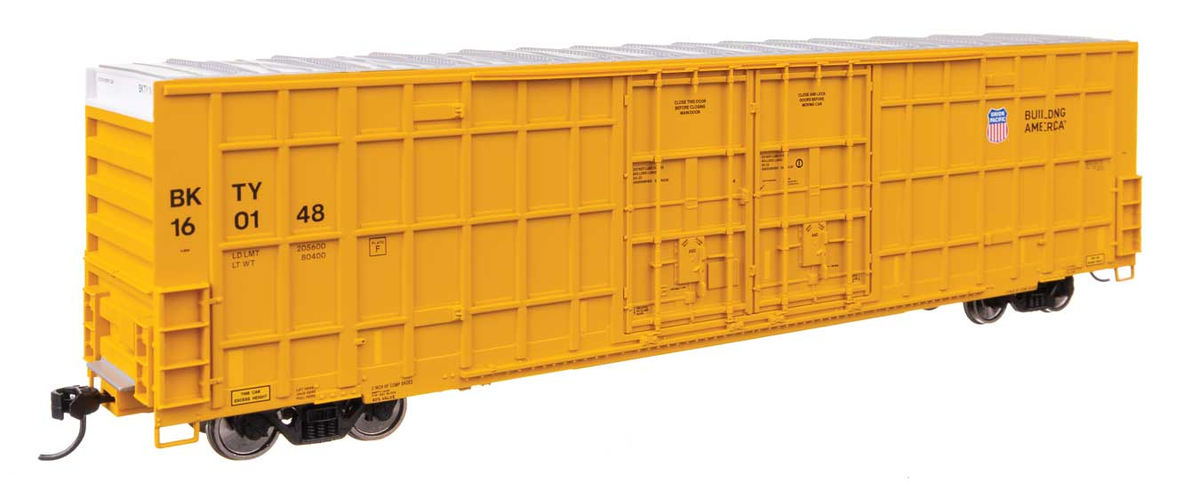 Walthers 910-3124 HO UP 60' High Cube Plate F Horizontal Post Boxcar #160148