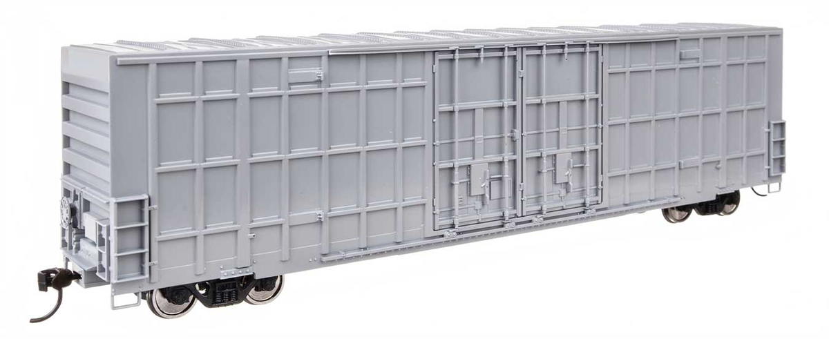 Walthers 910-3100 HO Undecorated 60' High Cube Plate F Horizontal Post Boxcar