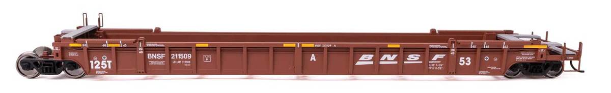Walthers 910-55817 HO BNSF Railway NSC Articulated 3-Unit 53' Well Car #211509