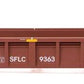 Walthers 910-55825 HO SFLC NSC Articulated 3-Unit 53' Well Car RTR #9363